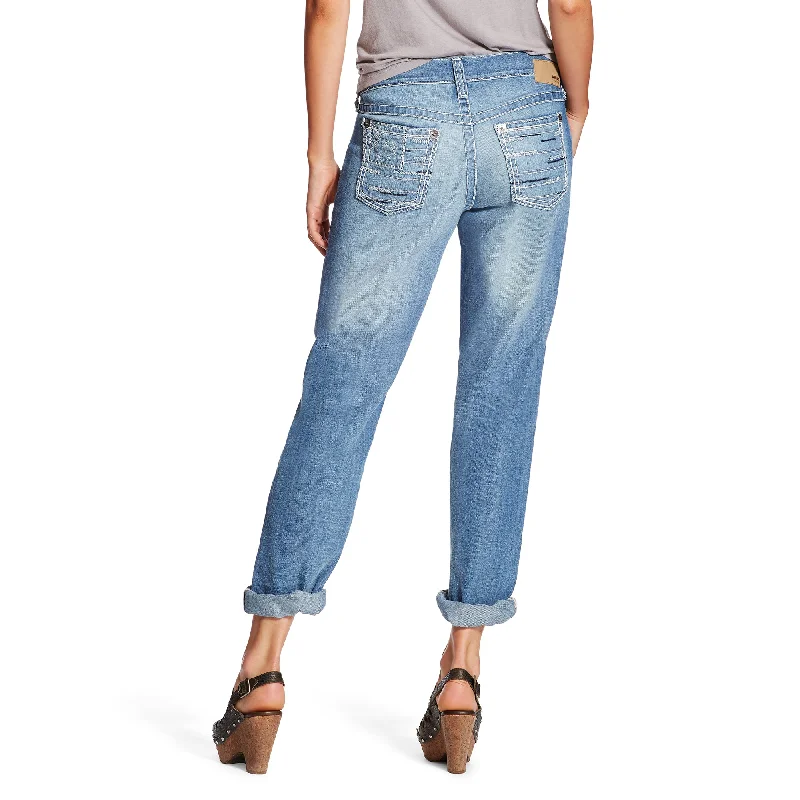 Ariat Real Fit Denim Boyfriend Jean - Azure