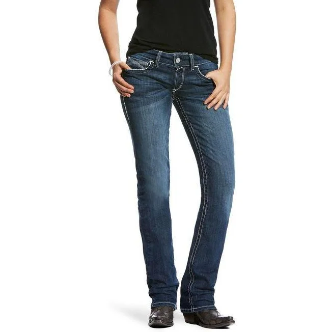 Ariat Real Mid Rise Straight-Ivy Dresden Jeans