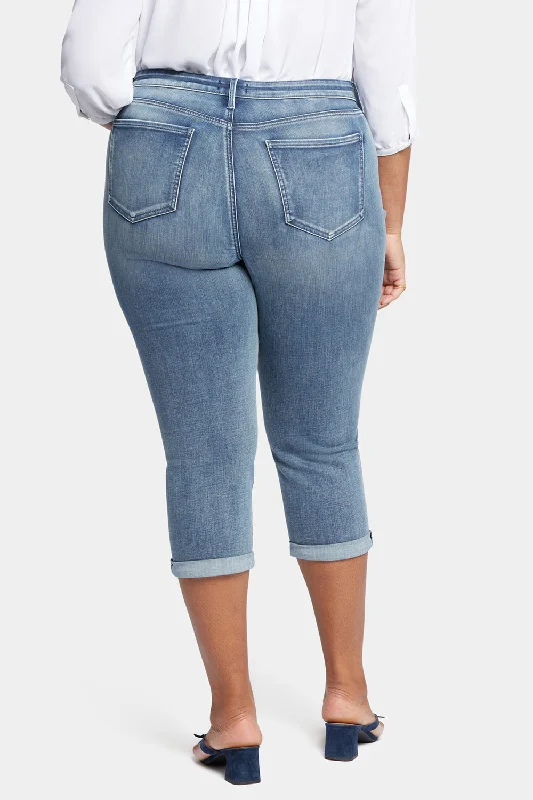 Chloe Skinny Capri Jeans In Plus Size - Prelude