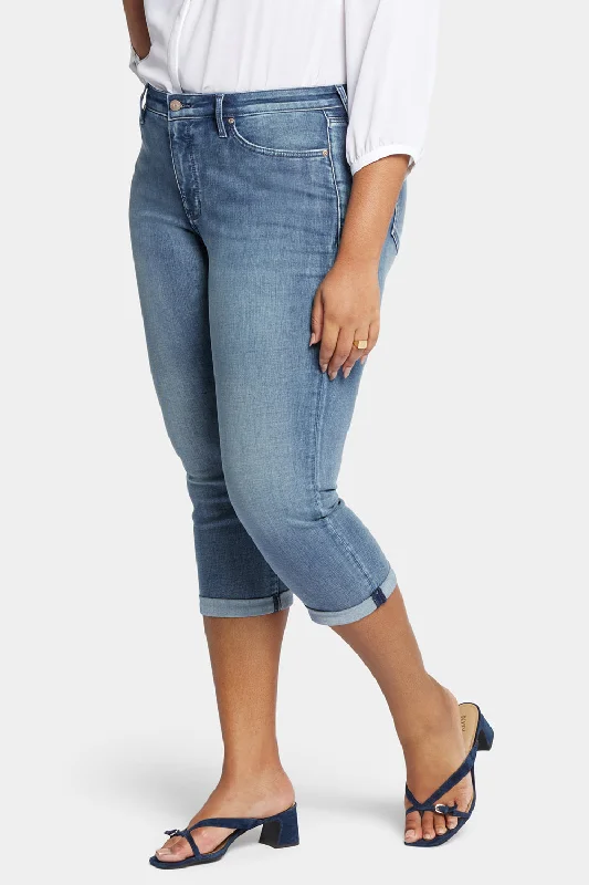 Chloe Skinny Capri Jeans In Plus Size - Prelude