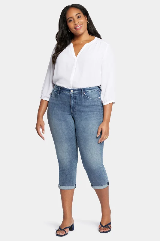 Chloe Skinny Capri Jeans In Plus Size - Prelude