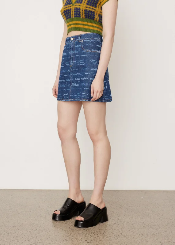 Marni Mania Denim Skirt