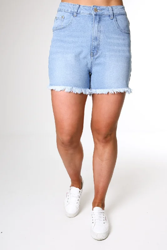 Grady Denim Short Mid Blue