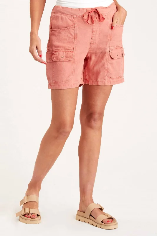 Hercule Short In Coral