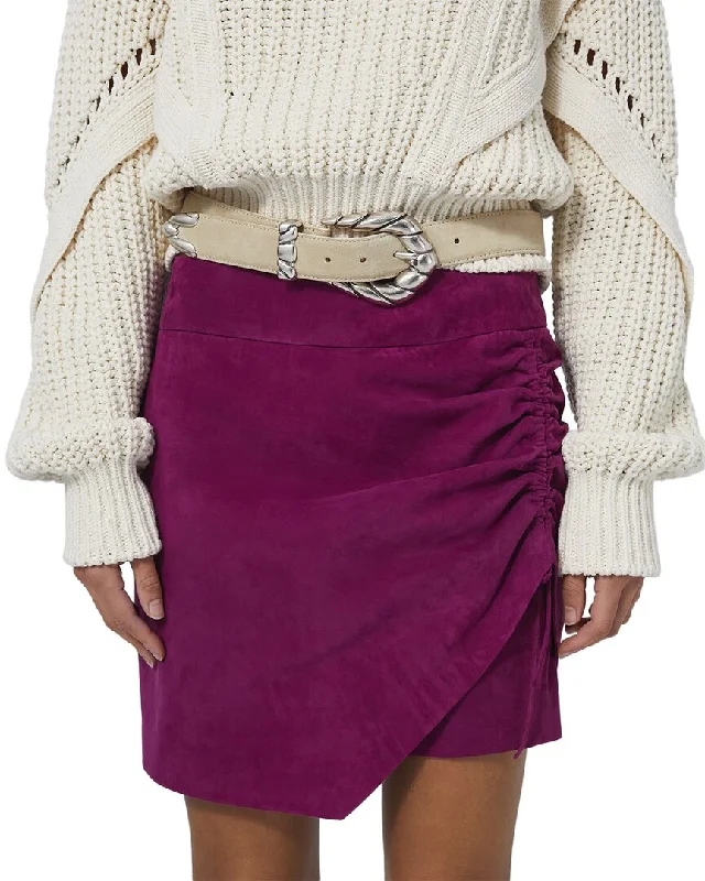 IRO Malawi Leather Mini Skirt