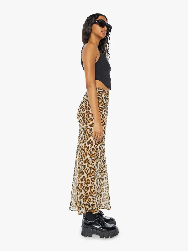 SPRWMN Bias Maxi Skirt - Leopard