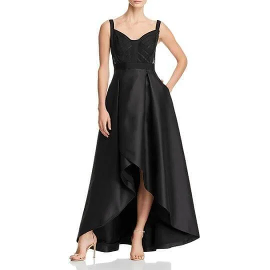 Adrianna Papell AP1E203192 High Low Homecoming Pleated Dress