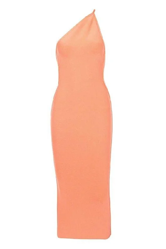 Joi Bodycon Midi Dress - Peach