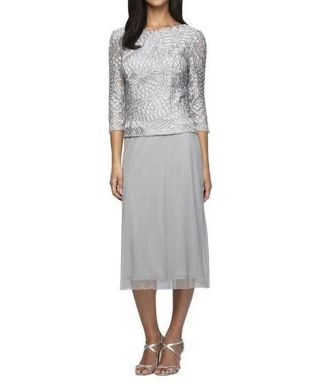 Alex Evenings AE217197 Short Mother of the Bride Dress Formal