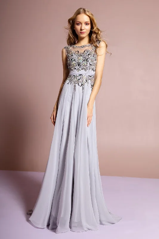 Long Formal Chiffon Dress Evening Prom Gown