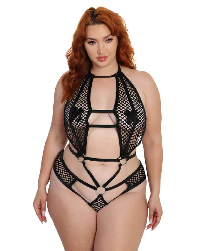 Frisky Kitty Strappy Bodysuit