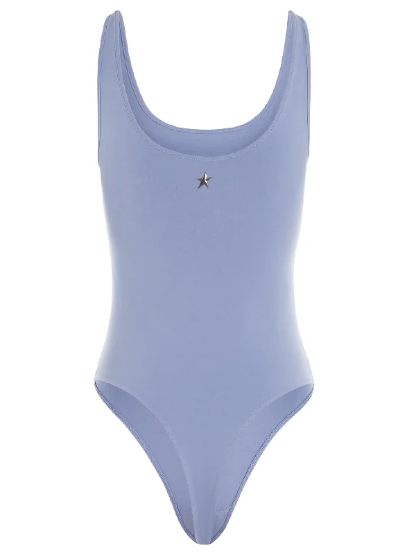 silver blue signature bodysuit