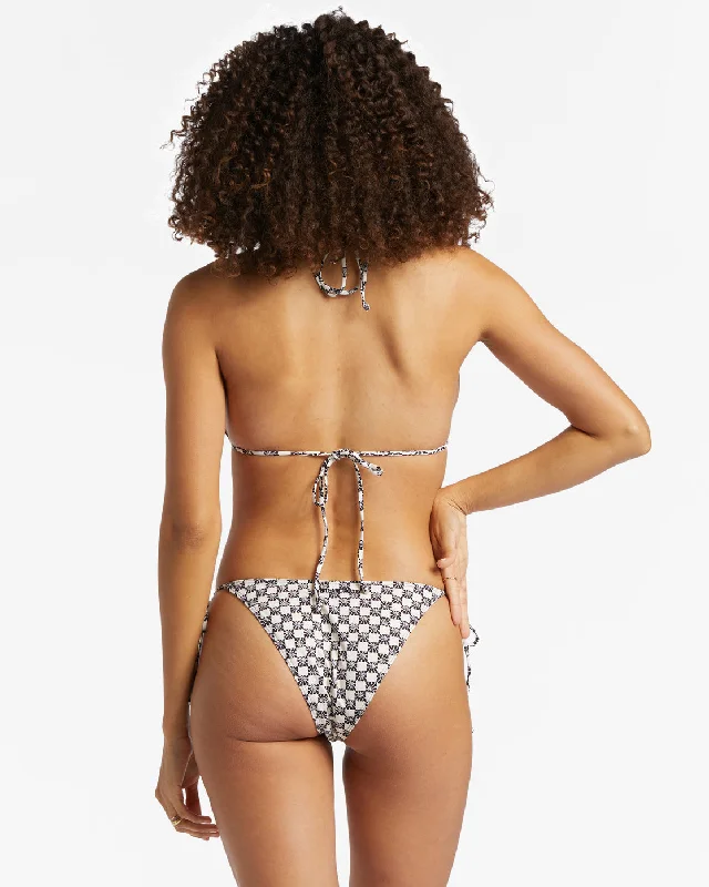 Cast A Spell Tie Side Hike Bikini Bottoms - Black Pebble