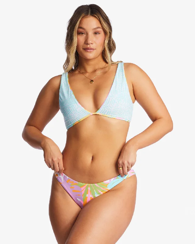 Dreamland Reversible Tanga Bikini Bottoms - Multi