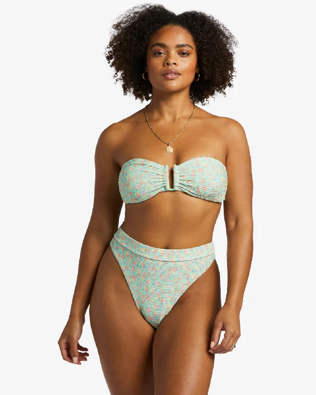 I Sea You Tanlines High Waist Bikini Bottoms - Spearmint