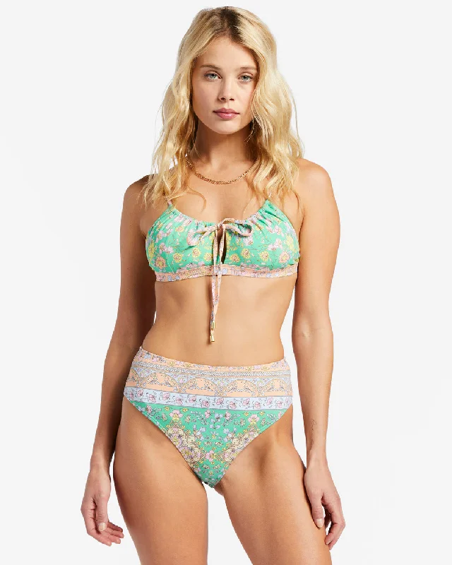 La Mer Coco Bralette Bikini Top - Green