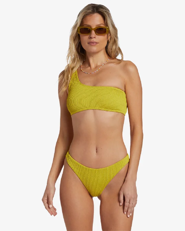 Summer High Tanga Bikini Bottoms - Tart Lime