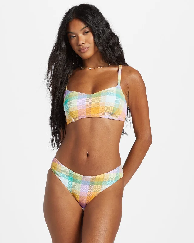 Warm Waves Lila DD Bralette Bikini Top - Multi