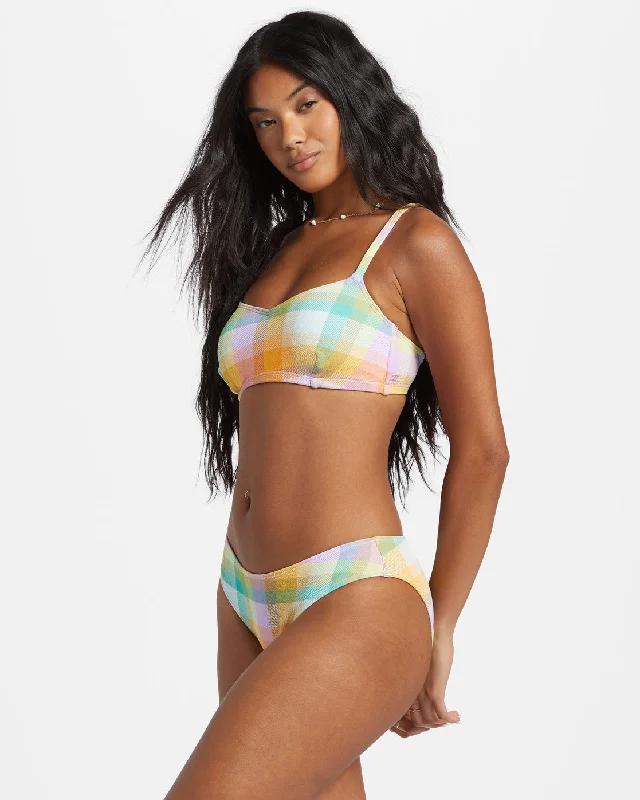 Warm Waves Lila DD Bralette Bikini Top - Multi