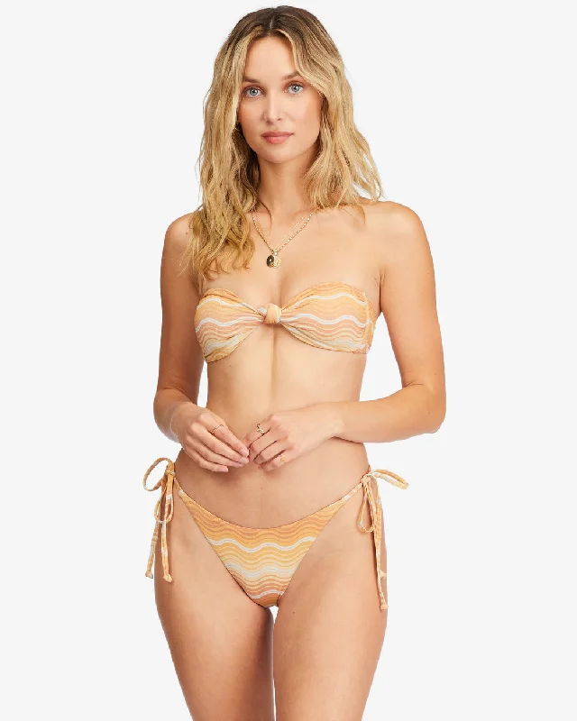 Wave Hello Tie-Side Maya Bikini Bottoms - Multi