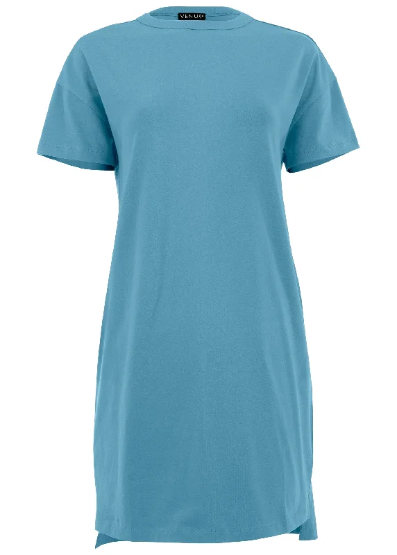 T-shirt dress - Blue