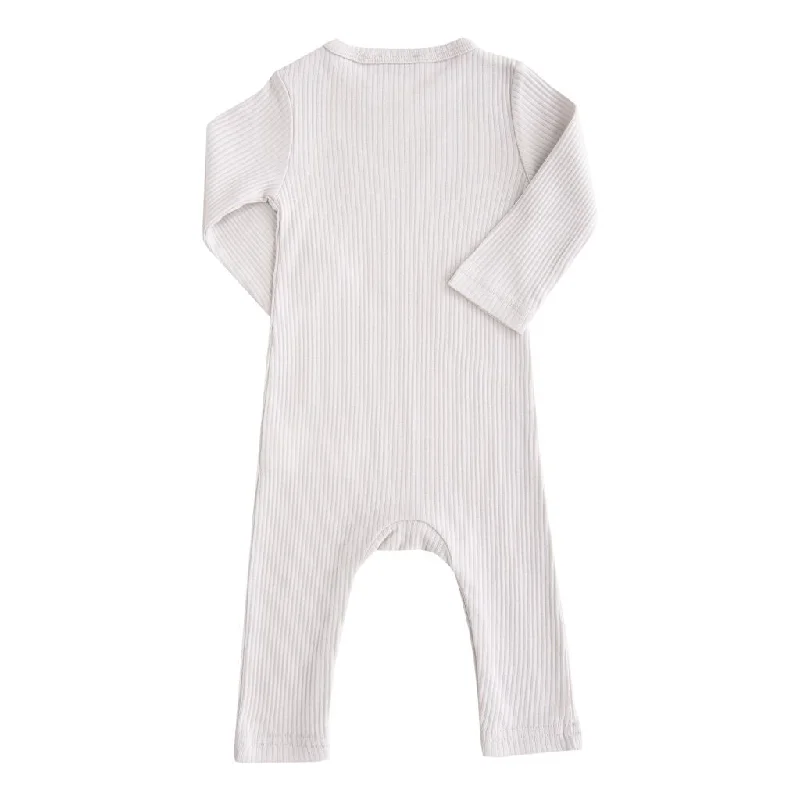 Grey Fog LS Modal Romper