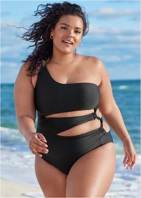 The Audrey One-Piece - Black Beauty