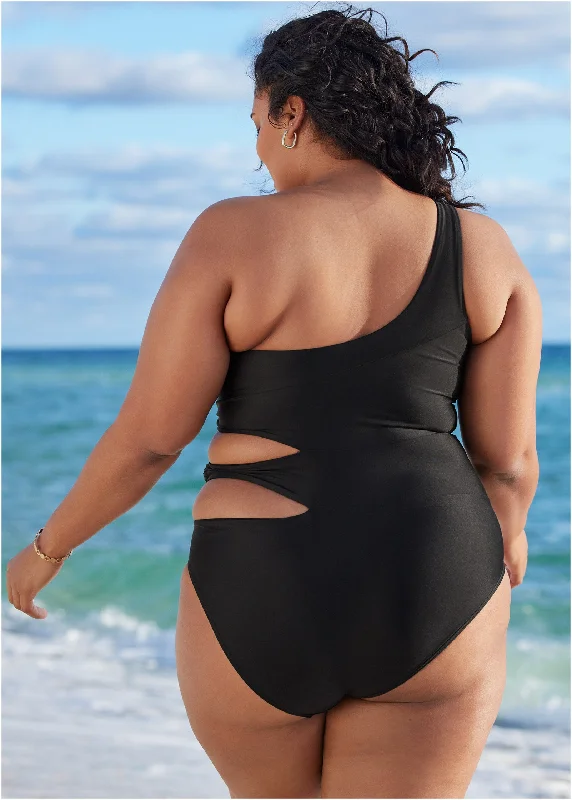 The Audrey One-Piece - Black Beauty