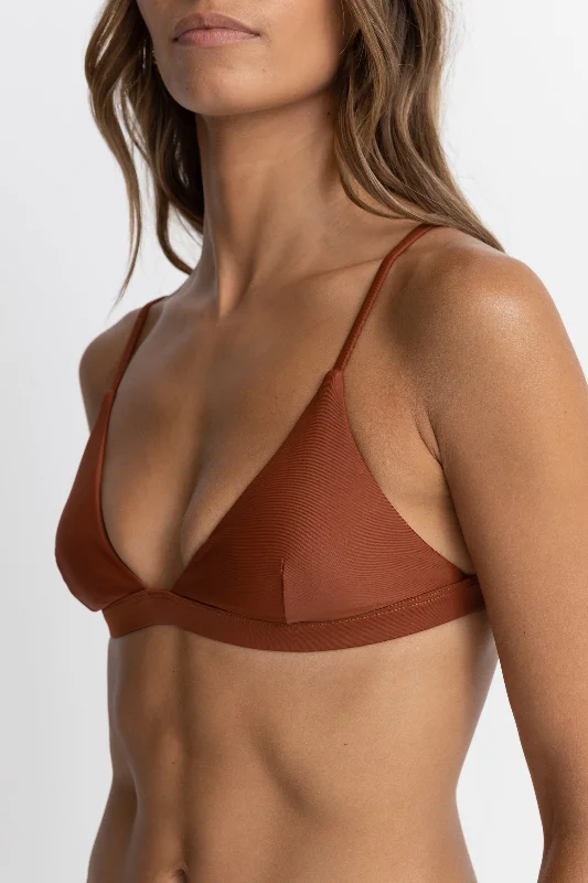 Classic Bralette Top Rust