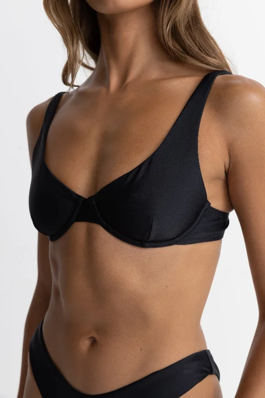 Classic Underwire Top Black