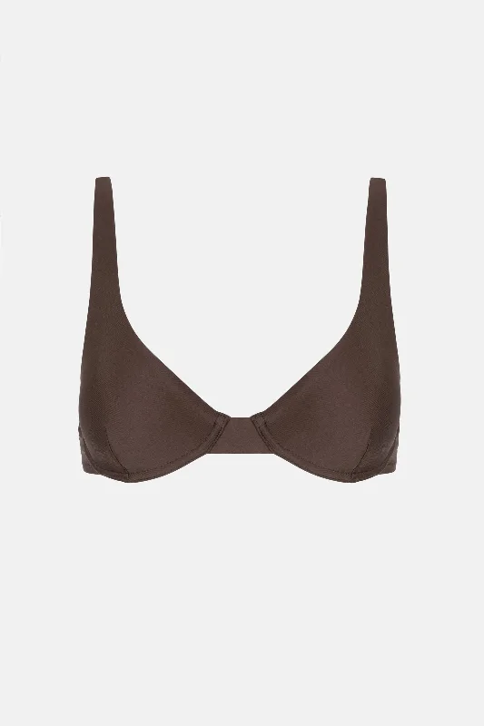 Classic Underwire Top Chocolate