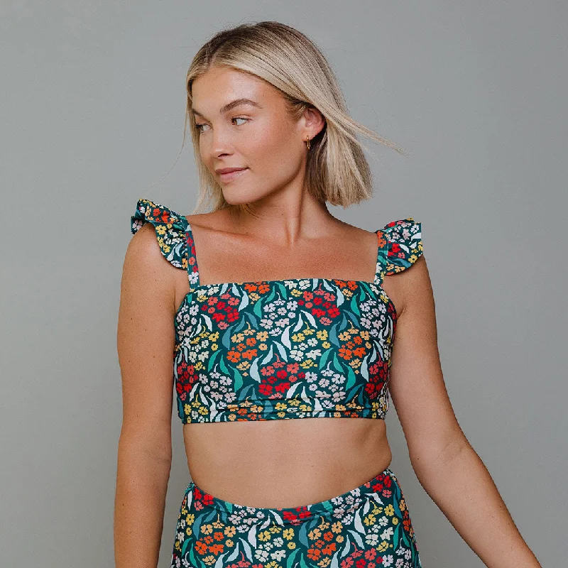 Costa Floral Bella Crop Top