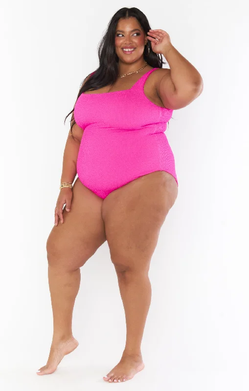 The Scrunch One Piece ~ Hot Pink Scrunch