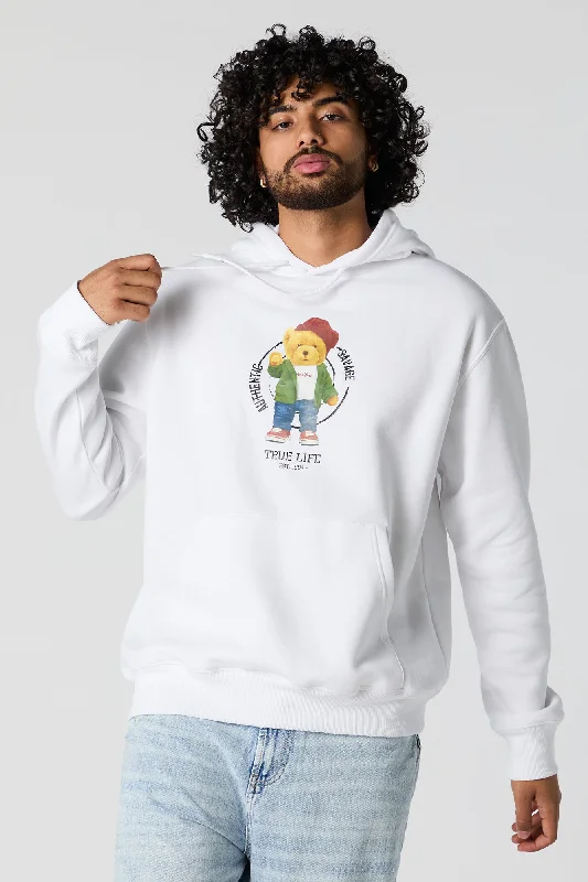 Savage Bear Graphic Fleece Hoodie