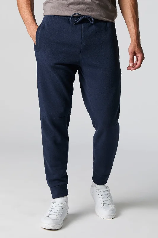 Fleece Zip Pocket Drawstring Jogger