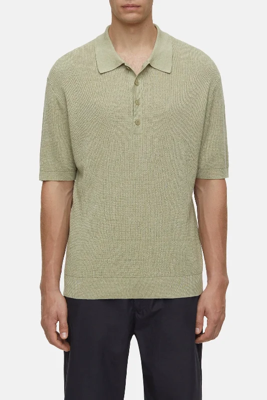 Closed Sage Green Knit Polo