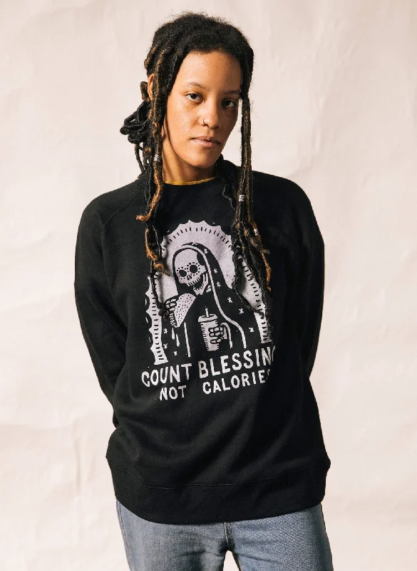 Count Blessings Not Calories Crewneck