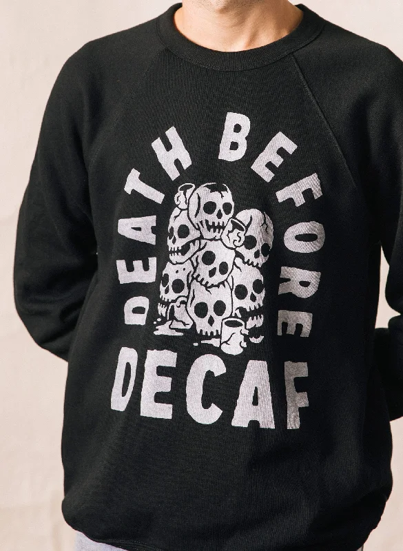 Death Before Decaf Crewneck