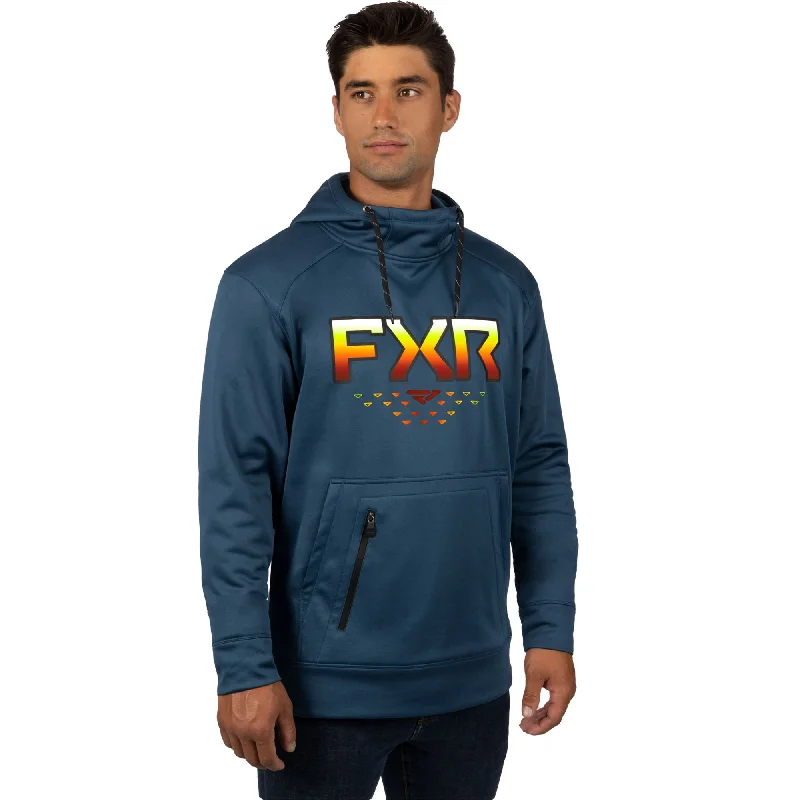 FXR  Slate Inferno Helium Tech Pullover Hoodie Hoody Fleece Shell DWR Finish