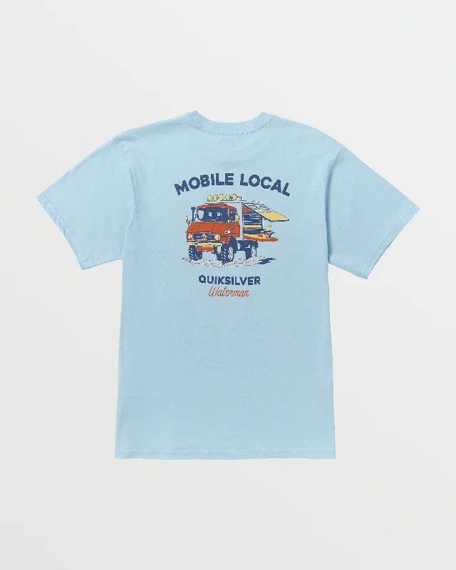 Waterman Mobile Local T-Shirt - Dream Blue