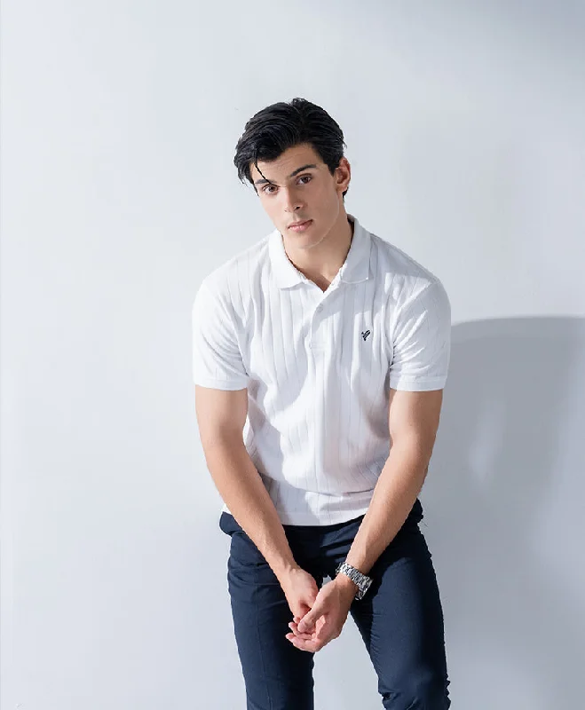 White Drop Needle POLO