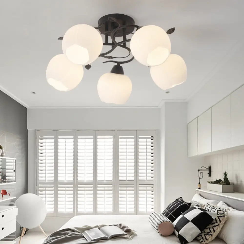 Chandeliers with Dimmable Lights for Ambiance ControlChandeliers with Dimmable Lights for Ambiance ControlTraditional White Glass Semi Flush Ceiling Light for Living Room - 1 Light Globe Fixture Chandeliers with Dimmable Lights for Ambiance ControlChandeliers with Dimmable Lights for Ambiance ControlTraditional White Glass Semi Flush Ceiling Light for Living Room - 1 Light Globe Fixture