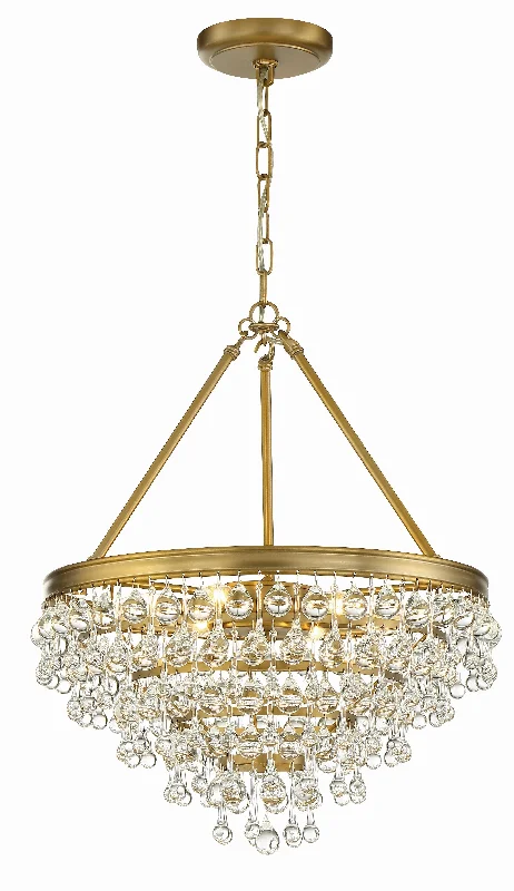 Industrial Iron Chandeliers for Loft - Inspired SpacesIndustrial Iron Chandeliers for Loft - Inspired SpacesCalypso 6 Light Crystal Teardrop Vibrant Gold Chandelier
