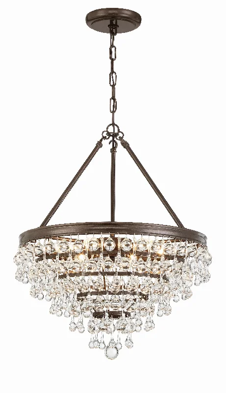 Chandeliers with Pendant Lights for a Stylish LookChandeliers with Pendant Lights for a Stylish LookCalypso 6 Light Crystal Teardrop Vibrant Bronze Chandelier