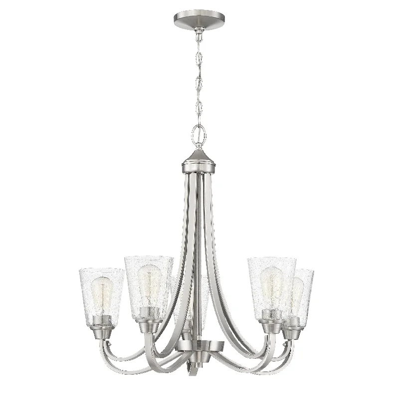 Industrial Iron Chandeliers for Loft - Inspired SpacesIndustrial Iron Chandeliers for Loft - Inspired SpacesGrace 5 Light Chandelier in Brushed Polished Nickel (Clear Seeded Glass) Industrial Iron Chandeliers for Loft - Inspired SpacesIndustrial Iron Chandeliers for Loft - Inspired SpacesGrace 5 Light Chandelier in Brushed Polished Nickel (Clear Seeded Glass)