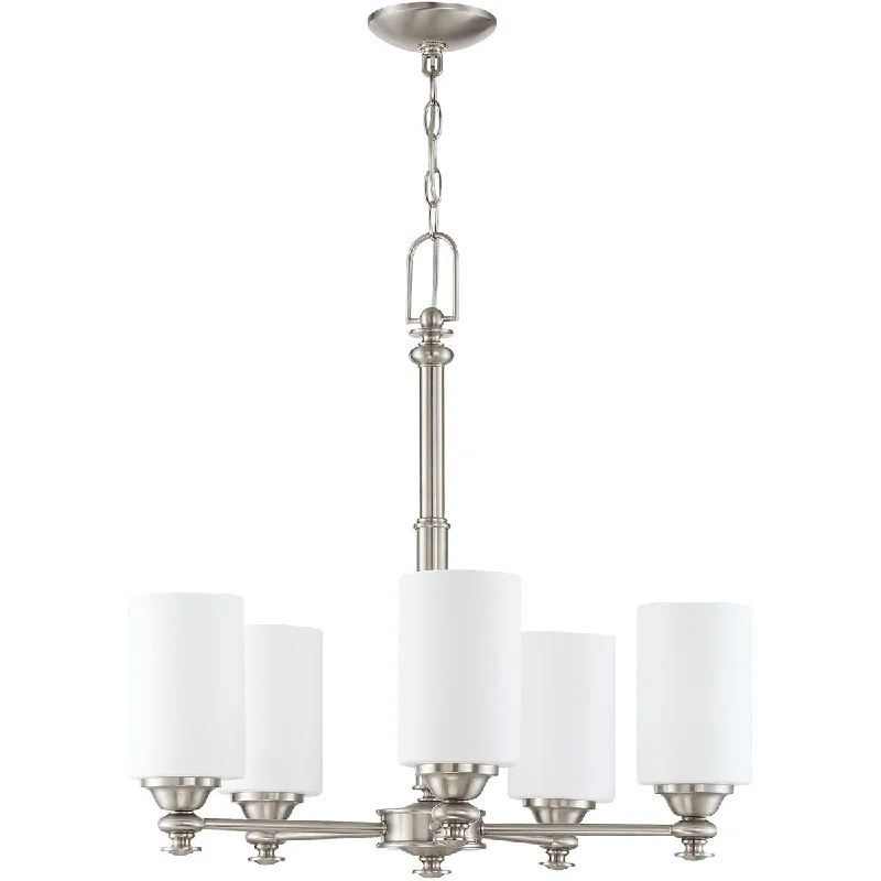 Chandeliers with Adjustable Height for Custom InstallationChandeliers with Adjustable Height for Custom InstallationDardyn 5 Light Chandelier in Brushed Polished Nickel Chandeliers with Adjustable Height for Custom InstallationChandeliers with Adjustable Height for Custom InstallationDardyn 5 Light Chandelier in Brushed Polished Nickel