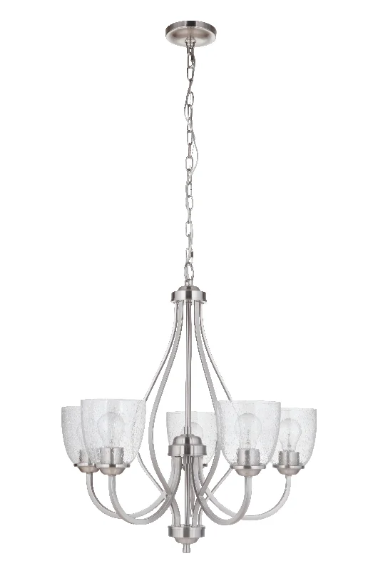 Chandeliers with Frosted Glass for a Softer Light DiffusionChandeliers with Frosted Glass for a Softer Light DiffusionSerene 5 Light Chandelier in Brushed Polished Nickel Chandeliers with Frosted Glass for a Softer Light DiffusionChandeliers with Frosted Glass for a Softer Light DiffusionSerene 5 Light Chandelier in Brushed Polished Nickel