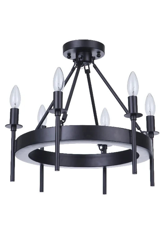 Chandeliers with Metal Frames in Bronze FinishChandeliers with Metal Frames in Bronze FinishLarrson 6 Light Semi Flush in Flat Black Chandeliers with Metal Frames in Bronze FinishChandeliers with Metal Frames in Bronze FinishLarrson 6 Light Semi Flush in Flat Black