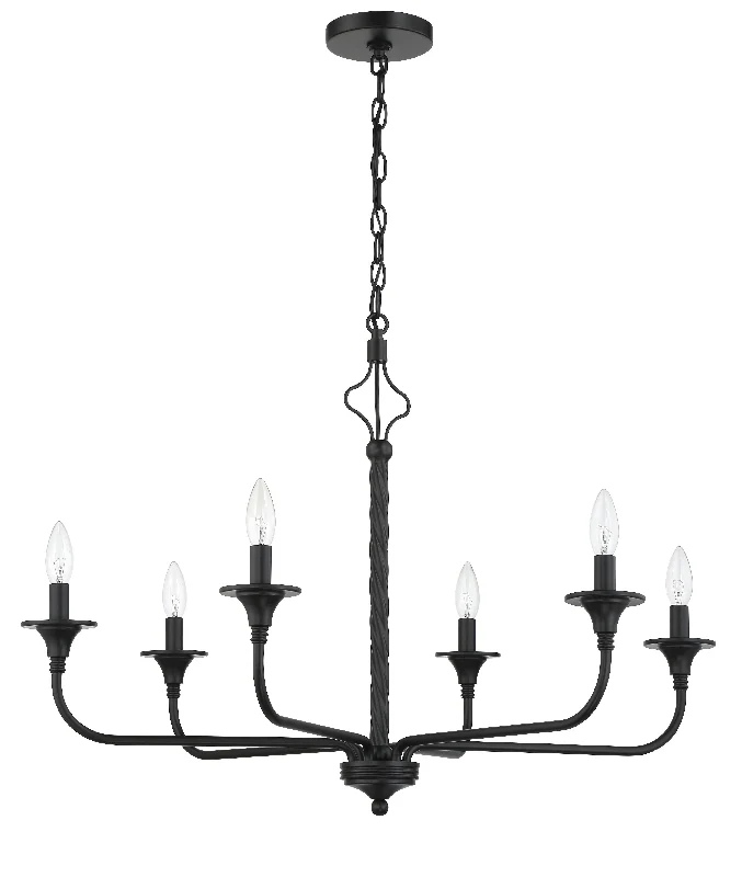 Bohemian - Style Beaded Chandeliers for Eclectic DecorBohemian - Style Beaded Chandeliers for Eclectic DecorJolenne 6 Light Chandelier in Flat Black Bohemian - Style Beaded Chandeliers for Eclectic DecorBohemian - Style Beaded Chandeliers for Eclectic DecorJolenne 6 Light Chandelier in Flat Black