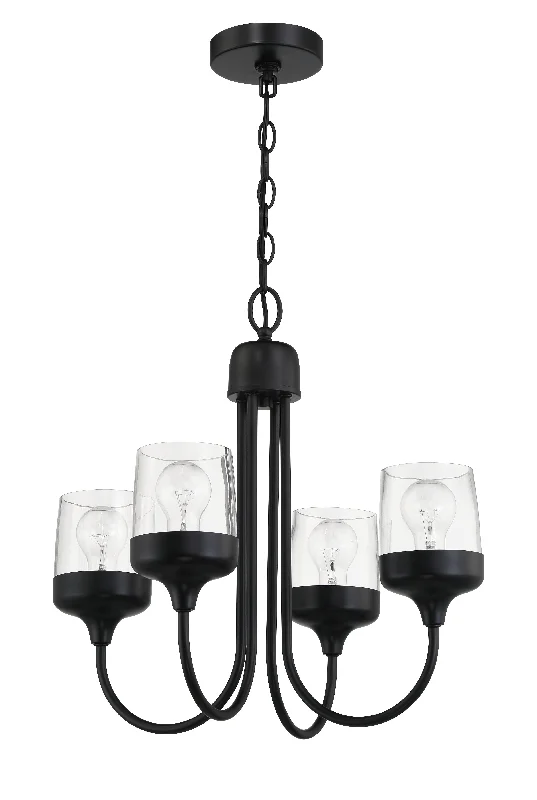 Chandeliers for Dining Rooms to Set the Mood for MealsChandeliers for Dining Rooms to Set the Mood for MealsWrenn 4 Light Chandelier in Flat Black Chandeliers for Dining Rooms to Set the Mood for MealsChandeliers for Dining Rooms to Set the Mood for MealsWrenn 4 Light Chandelier in Flat Black